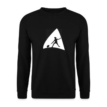 Badminton Badminton - Unisex Sweatshirt - black - Front - Alina (178cm) & Michal (187cm)