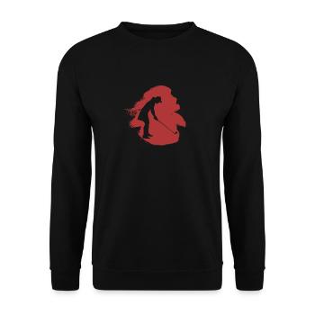 Golf Golf Golfers - Unisex Sweatshirt - black - Front - Alina (178cm) & Michal (187cm)
