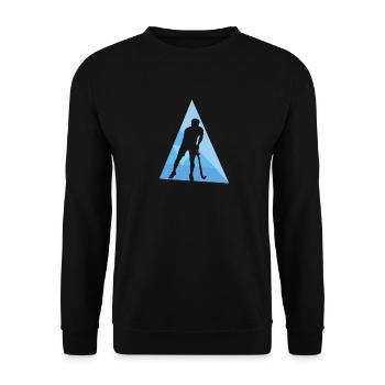 Hockey sur gazon, Hockey sur gazon, Hockey en salle, Hockey - Sweat-shirt Unisexe - noir - Devant - Alina (178cm) & Michal (187cm)