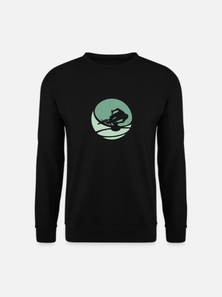MTB Mountainbiking Trail - Unisex Pullover - Schwarz