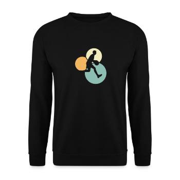 Hooping Dunk - Unisex Sweatshirt - black - Front - Alina (178cm) & Michal (187cm)