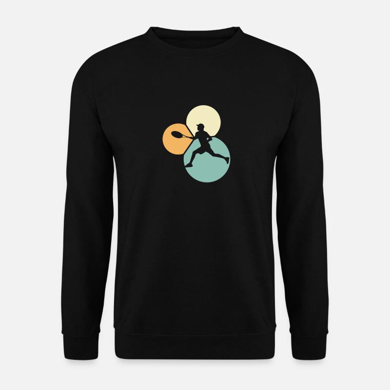 Racket Forehand - Unisex Pullover - Schwarz