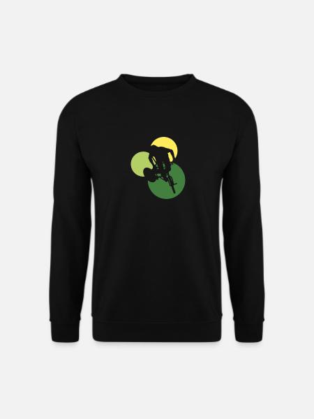 Trail Mountain Biking - Unisex Sweatshirt - black