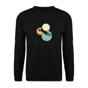Football Fußball - Sweat-shirt Unisexe - noir - Devant - Alina (178cm) & Michal (187cm)