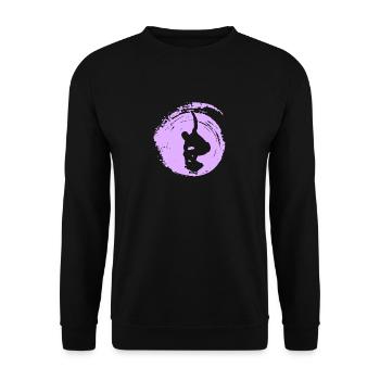 Skateboarden Skateboarden - Unisex Pullover - Schwarz - Vorne - Alina (178cm) & Michal (187cm)