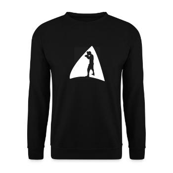 Boxing Boxing - Unisex Sweatshirt - black - Front - Alina (178cm) & Michal (187cm)