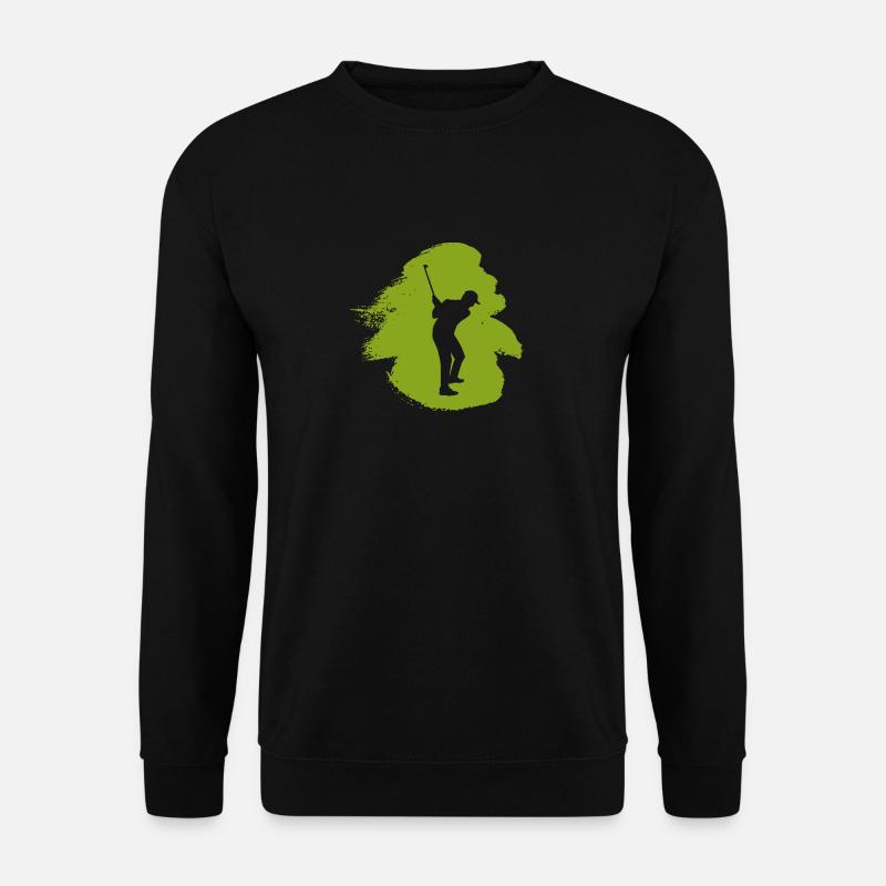 Golf Driver Golfball - Unisex Pullover - Schwarz
