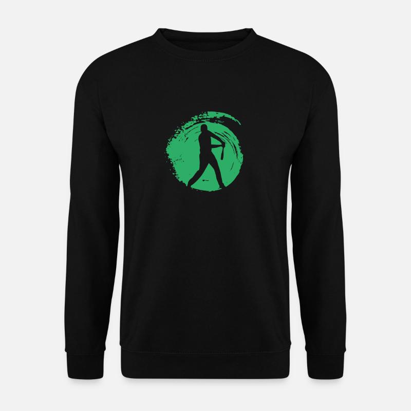 Baseball Baseballspieler Baserunning - Unisex Pullover - Schwarz
