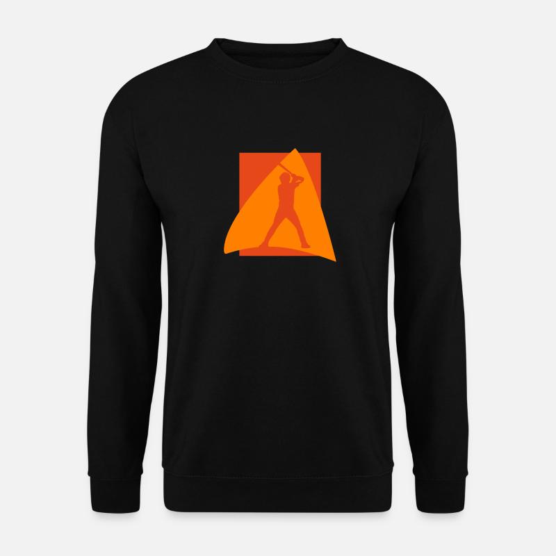 Joueur de baseball, Baserunner - Sweat-shirt Unisexe - noir