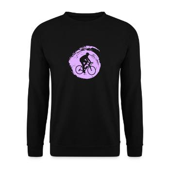 Cycling Cycling - Unisex Sweatshirt - black - Front - Alina (178cm) & Michal (187cm)