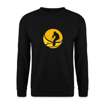 Hockey sur glace Joueurs de hockey sur glace Hockey sur glace - Sweat-shirt Unisexe - noir - Devant - Alina (178cm) & Michal (187cm)
