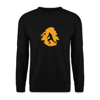 Joueur de volley-ball Joueur de volley-ball Beachen - Sweat-shirt Unisexe - noir - Devant - Alina (178cm) & Michal (187cm)