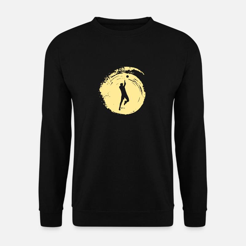 Beachen Beachvolleyball - Unisex Pullover - Schwarz