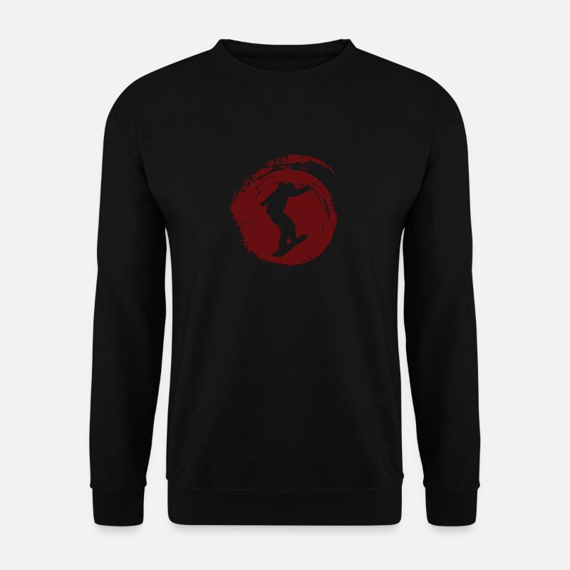 Snowboard Snowboarder Snowboarder - Unisex Pullover - Schwarz