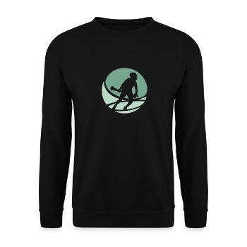 Crosse LSM LSM - Sweat-shirt Unisexe - noir - Devant - Alina (178cm) & Michal (187cm)