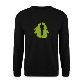 Balle de golf Golf Golfer - Sweat-shirt Unisexe - noir - Devant - Alina (178cm) & Michal (187cm)