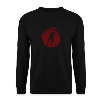 Indoor Hockey Field Hockey Field Hockey - Unisex Sweatshirt - black - Front - Alina (178cm) & Michal (187cm)