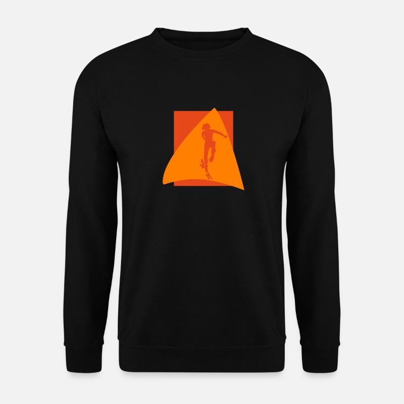 Skateboarder Skateboarden - Unisex Pullover - Schwarz