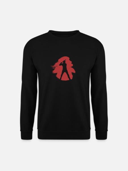 Baseball Baseball Player Baserunning - Unisex Sweatshirt - black