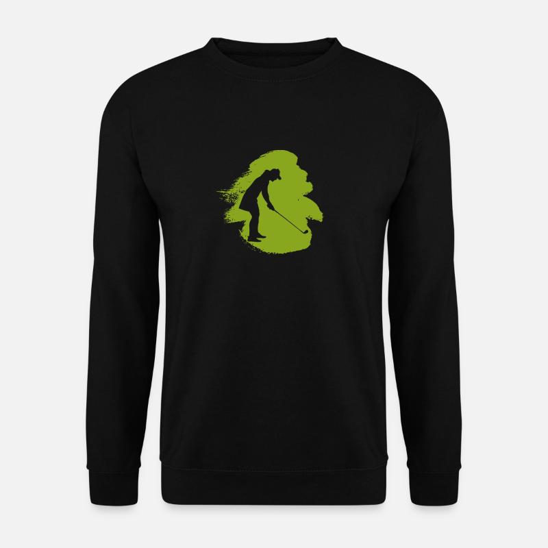 Golf Golfer Golfball - Unisex Pullover - Schwarz