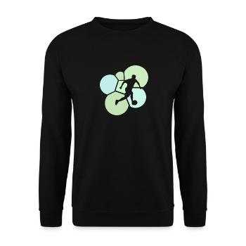 Beach Ball Soccer Beach Soccer - Sweat-shirt Unisexe - noir - Devant - Alina (178cm) & Michal (187cm)