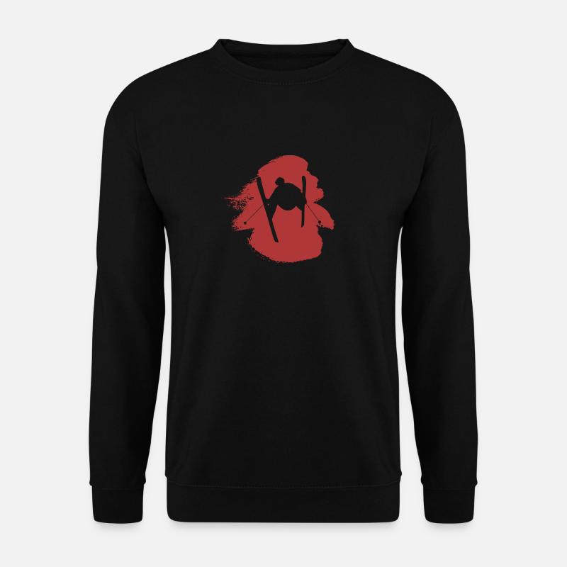 Skiing Skiing Skiing - Unisex Sweatshirt - black