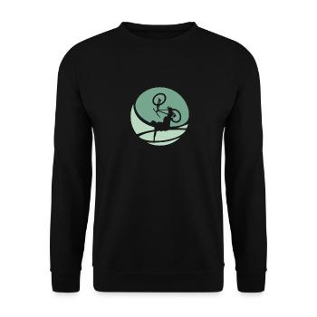 Mountainbiking Trail Trail - Unisex Pullover - Schwarz - Vorne - Alina (178cm) & Michal (187cm)