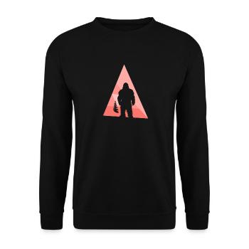 Bigfoot Lochness Bigfoot - Unisex Sweatshirt - black - Front - Alina (178cm) & Michal (187cm)