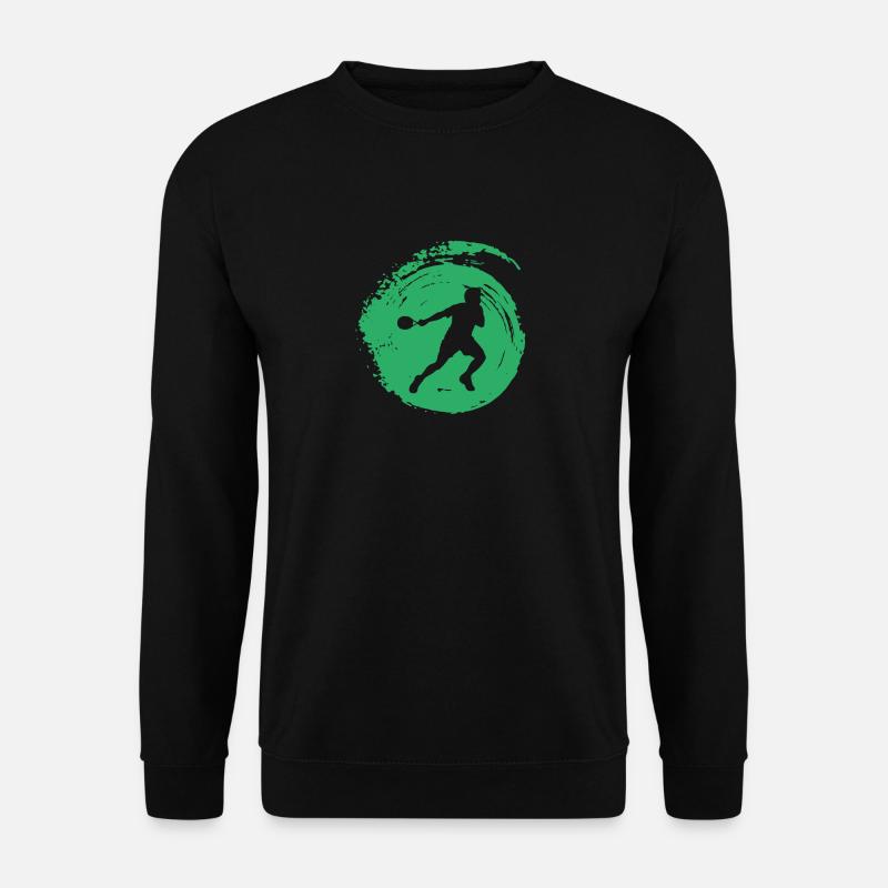 Squash Spieler Squashschläger Squashspieler - Unisex Pullover - Schwarz