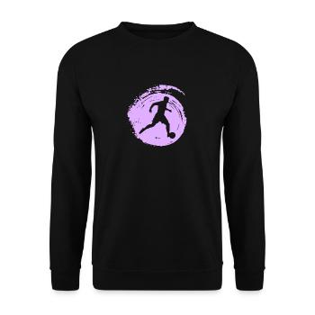 Beach Soccer Soccer Soccer - Sweat-shirt Unisexe - noir - Devant - Alina (178cm) & Michal (187cm)