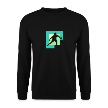 Pickleball Tennis Jeu de Pickleball - Sweat-shirt Unisexe - noir - Devant - Alina (178cm) & Michal (187cm)