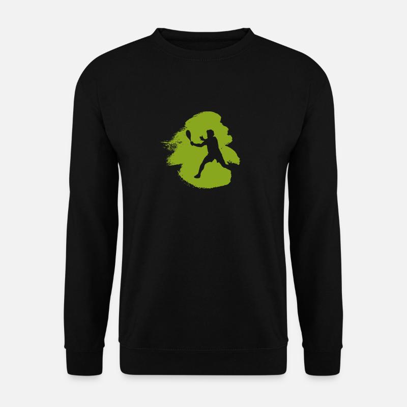 Squash Spieler Squash Schläger - Unisex Pullover - Schwarz