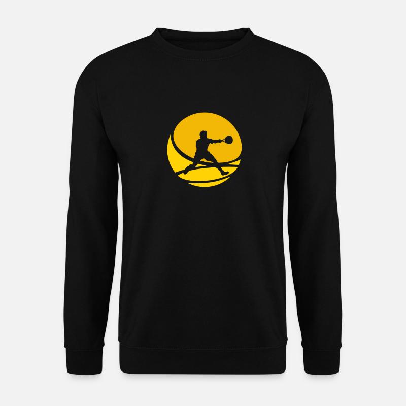 Schläger Schläger Schläger Squash - Unisex Pullover - Schwarz