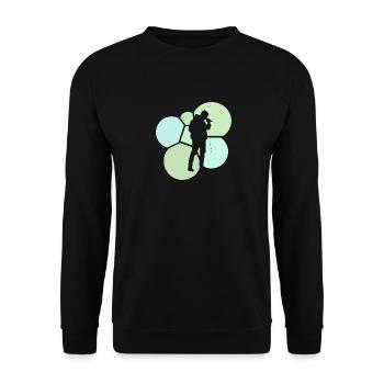 Beatboxing DJ Beatboxing - Unisex Sweatshirt - black - Front - Alina (178cm) & Michal (187cm)