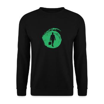 Banques Banquiers d’affaires - Sweat-shirt Unisexe - noir - Devant - Alina (178cm) & Michal (187cm)
