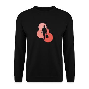 Banking Business Businessman - Unisex Pullover - Schwarz - Vorne - Alina (178cm) & Michal (187cm)