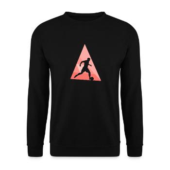 Beach Soccer Beach Soccer Strandfußball - Unisex Sweatshirt - black - Front - Alina (178cm) & Michal (187cm)