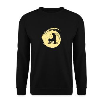 Beekeeping Bee Honey Bee - Unisex Sweatshirt - black - Front - Alina (178cm) & Michal (187cm)