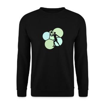 Beach Tennis Tennis Player Beach Tennis - Unisex Sweatshirt - black - Front - Alina (178cm) & Michal (187cm)