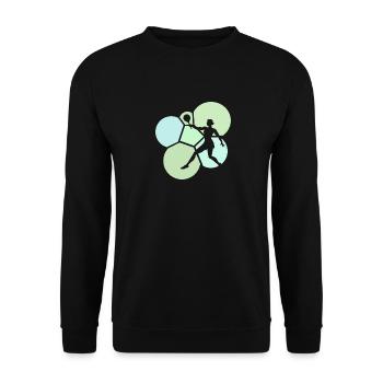 Strandtennis Beach Tennis Beach Tennis - Unisex Pullover - Schwarz - Vorne - Alina (178cm) & Michal (187cm)