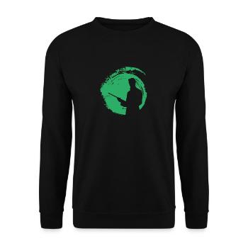Billiard Ball Billiard Ball Billiard Player Billiards - Unisex Sweatshirt - black - Front - Alina (178cm) & Michal (187cm)