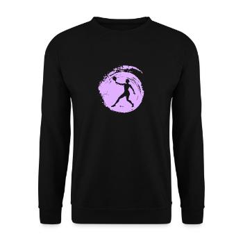 Ballon de plage Tennis de plage - Sweat-shirt Unisexe - noir - Devant - Alina (178cm) & Michal (187cm)