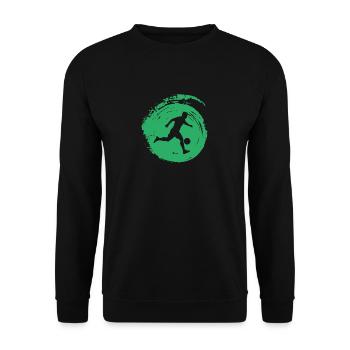 Joueur de Beach Soccer Beach Soccer - Sweat-shirt Unisexe - noir - Devant - Alina (178cm) & Michal (187cm)