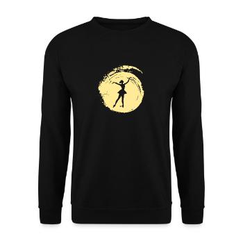 Ballet Dancer Ballet Dancer Swan Lake - Unisex Sweatshirt - black - Front - Alina (178cm) & Michal (187cm)