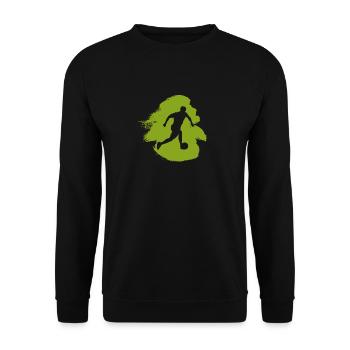 Beach Soccer Beach Soccer Joueur de football - Sweat-shirt Unisexe - noir - Devant - Alina (178cm) & Michal (187cm)
