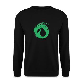Toast Avocado Toast Vegan - Unisex Sweatshirt - black - Front - Alina (178cm) & Michal (187cm)