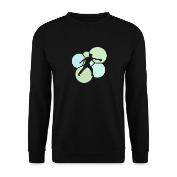 Joueur de tennis de table Tennis de table - Sweat-shirt Unisexe - noir - Devant - Alina (178cm) & Michal (187cm)