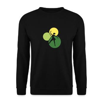 Ballerine, Danseuse de ballet, Danseuse de ballet - Sweat-shirt Unisexe - noir - Devant - Alina (178cm) & Michal (187cm)