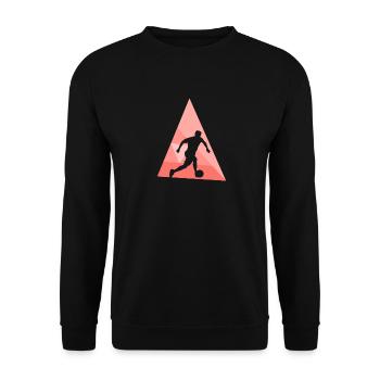 Beach Soccer Beach Ball Beach - Unisex Sweatshirt - black - Front - Alina (178cm) & Michal (187cm)
