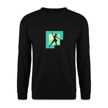 Ballet Swan Lake Ballet Dancer - Unisex Sweatshirt - black - Front - Alina (178cm) & Michal (187cm)